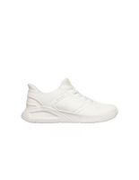 zapatillas skechers slip-ins uno lite-floating steps mujer white duraleather m
