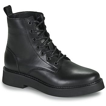 Tommy Jeans Botines TJW LACE UP FLAT BOOT para mujer