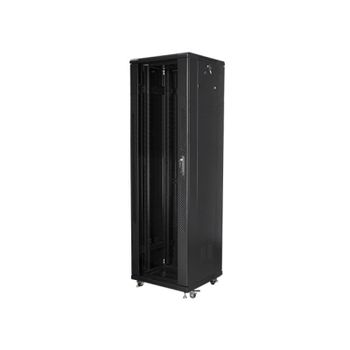 Rack independiente Lanberg FF01-6642-12B 42U 800kg Acero Ventilación IP20 Negro