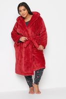 yours bata suave roja con capucha