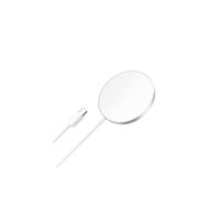 cargador inalambrico dlh dy-cw5365 qi2 magsafe 15w carga rapida 12 m blanco