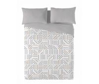 sandal - funda nordica estampada cama 90 - algodon extrasuave - incluye  1 funda de almohada - trames unico