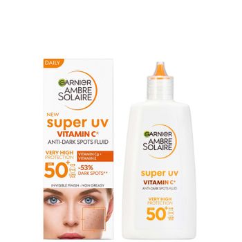Garnier Ambre Solaire Super UV Vitamin C Facial Fluid for Daily Use SPF 50+ 40ml