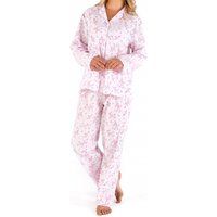 Floral Long Sleeve Lightweight Tailored Pyjama Set