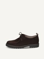 caprice low shoes brown made of leather size 37