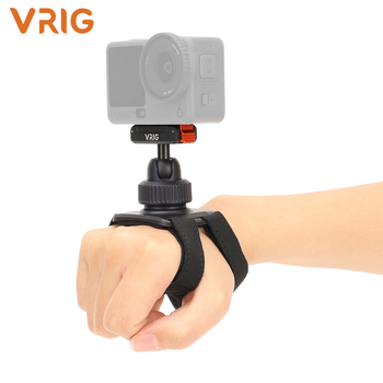 Correa de mano VRIG con soporte para muñeca, sistema de sujeción magnética de liberación rápida, rotación de 360 grados, ajustable, compatible con DJI Action 6, 5 Pro, 4, 3, NANO y Osmo 360.