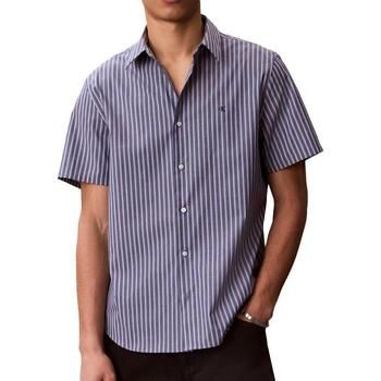 Calvin Klein Jeans Camisa manga corta Yd Multi Pinstrip para hombre