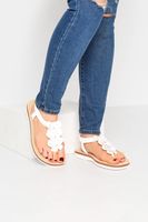 sandalias blancas mariposas en ancho especial
