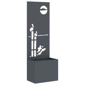 Pantalla De Privacidad Para Jardín Antracita 50 X 32 X 150 Cm Vidaxl