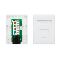 roseta superficie rj45 cat6 utp 1 toma