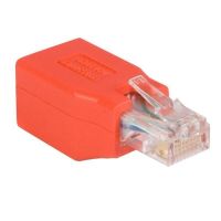 adaptador de cable de red ethernet cat6 startechcom recto a cruzado utp patch rj45 rojo