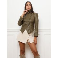 la modeuse cazadora de cuero 79958p190163 para mujer