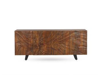 Aparador de 4 puertas en madera maciza de mango