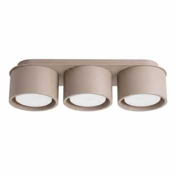 Plafone taupe aluminio alt. 8.2 cm