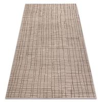 alfombra aura j1852a beige - pauta estructural moderna 80x150 cm