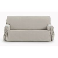 funda sofa universal levantecolor - beige plazas - 2 plazas