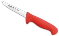 cuchillo deshuesador de acero inoxidable nitrum de 130 mm mango rojo