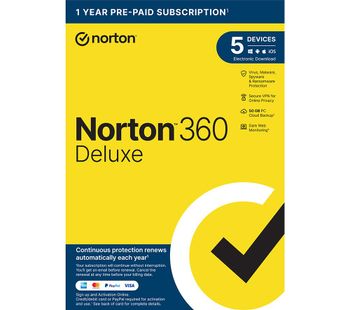 360 Deluxe 2019 - 1 year for 5 devices