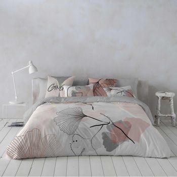 NATURALS - Funda Nórdica Estampada - 100% Algodón Extra Suave - Incluye Funda Edredón + 1 o 2 Fundas de Almohada - Fabricado en España - Modelos Florales - Cama 90/135/150/180