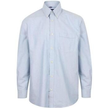 Henbury Camisa manga larga RW10613 para hombre