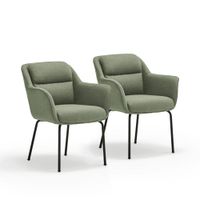 pack 2 sillas de comedor verde