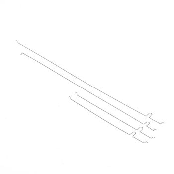 Juego de varillas de empuje de piezas de repuesto para avión RC Eachine F4U CORSAIR VMF-217 con envergadura de 500 mm