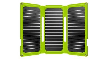 Cargador solar powertec 24w dual usb a   usb c