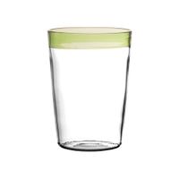 vaso de agua de vidrio verde h9