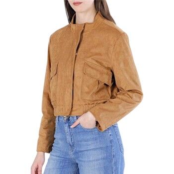 Café Noir Cazadora de cuero C7JG0040-PE26-M017 para mujer