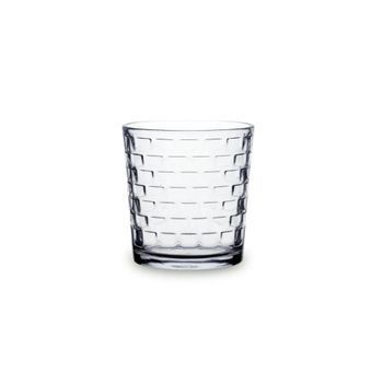 Juego de 6 vasos bajos vidrio 26 cl