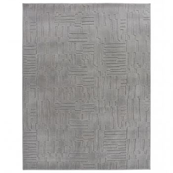 Alfombra moderna Tokko gris  200x280 cm