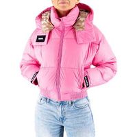 disclaimer chaquetas rosa bubble glitter para mujer