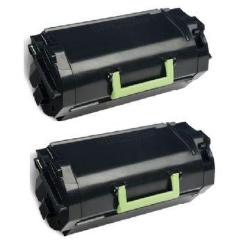 Compatible Multipack Lexmark MS510dn Printer Toner Cartridges (2 Pack) -50F2X00