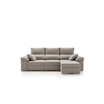 Sofa Chaiselongue Arcon Armonia Premium Gris Derecha