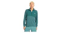 camiseta termica new balance athletics heat grid verde hombre 1 2 cremallera