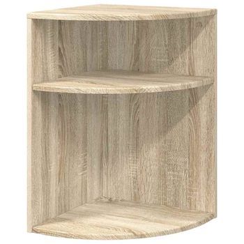 Mesa Auxiliar Roble Sonoma 39,7 X 39,7 X 60 Cm Vidaxl