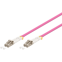 wp cable fibra optica 50125 lc-lc 1 mt om4 lszh violeta