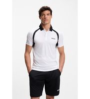 boss para hombre 50554552 polo active slim fit blanco xxl casual deportivo multideporte poliester manga corta