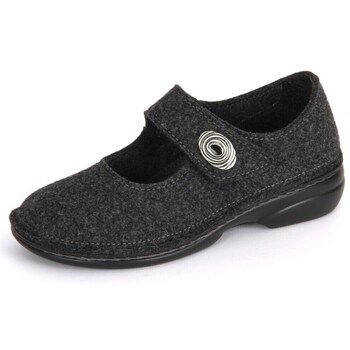 Finn Comfort Pantuflas Ramsau Anthrazit Wollfilz para mujer