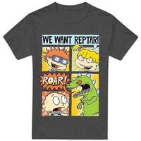 rugrats camiseta we want reptar para hombre