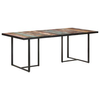 Mesa De Comedor De Madera Maciza Reciclada 200 Cm Vidaxl