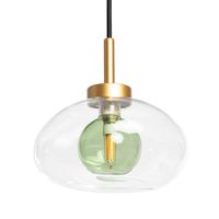 ledkia lampara colgante aluminio hassi verde