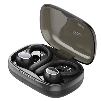 i25 TWS Auriculares Inalámbricos Bluetooth Earphone 10 mm Diafragma Compuesto HiFi Bass Sonido Pantalla de Poder LED Con