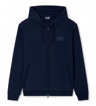 EA7 para hombre. 7M001363_AF22262 Sudadera Lux Identity M gris (XL), Casual, Deportivo, Sportswear, Multideporte, Poliéster, Manga larga