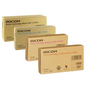 Original Multipack Ricoh Aficio  MPC1500SP Printer Toner Cartridges (4 Pack) -888547
