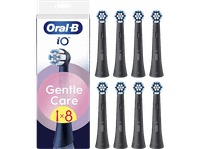 recambio para cepillo dental - oral-b io gentle care pack de 8 unidades para encias sensibles negro
