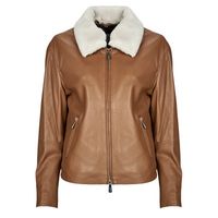 oakwood cazadora de cuero blues para mujer