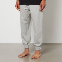 calvin klein logo-waistbanded jersey jogger bottoms - l