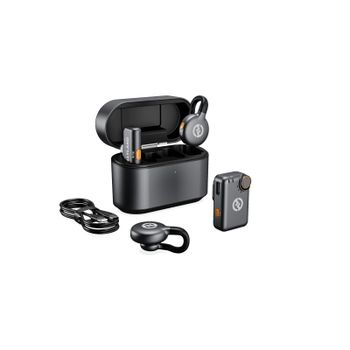 Micrófono Hollyland LARK M2S Combo inalámbrico USB-C Lightning cardioide autonomía extendida