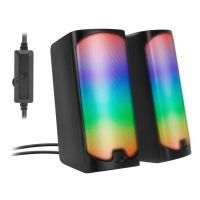 altavoces speedlink 20 inalambricos y cableados 6 w con rgb y bluetooth